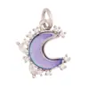 S28 Accesorios para joyería DIY micro incrustación aceite mini sol rayo molino de viento copo de nieve luna estrellas