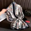 Bufanda de Seda Brocada Estilo Nuevo 2025 para Mujer, Primavera y Otoño, Elegante Versión Coreana, Bufanda de Seda Versátil de Hangzhou y Chal