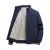 [M-8XL] 25 Jaqueta Nova de Primavera e Outono Plus Size Masculina Gola Casual Jaqueta de Pai Masculina Versátil para Todas as Ocasiões