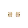 Pendientes de Gato Ojo de Gato Geométricos Elegantes Estilo Coreano Simples Combinan con Todo Moda Pendientes para Commuter Lujo Ligero Pendientes de Gama Alta para Mujer