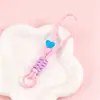 Lanyard Popular de Acrílico de Colores con Forma de Corazón para Teléfono Móvil Colgante para Llavero Anti-Pérdida Colgante Universal para Taza de Agua Lanyard Venta al por Mayor