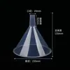 Funil Pequeno de Separação de Líquidos de Plástico Espessado Pp30-150Mm Funil de Laboratório Dispensa de Líquidos Funil Triangular para Loção