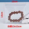 Soporte Envío Directo Bolsa Ziplock de PVC Transparente Engrosado Joyería Aretes Boca Plana Embalaje Almacenamiento Sellado Bolsa de Joyería