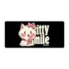 Mouse Pad Gato Preto Desenho Animado Extra Grande Profissional E-Sports Jogo Anime Bidimensional Teclado de Computador Pad Tapete de Mesa