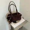 Shuai Mijia 2026 Colección Otoñal Nueva: Bolso Casual de Gran Capacidad para Debajo del Brazo, Bolso de Hombro Retro y Moderno, Elegante Bolso Almohada