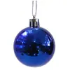 Las bolas de Navidad al por mayor son adecuadas para la decoración de ventanas, adornos para el árbol de Navidad, decoraciones navideñas de plástico electrochapado con purpurina y decoraciones colgantes personalizadas