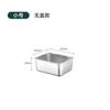 Directamente del fabricante: Caja de Empaque para Tiramisú, Contenedor de Alimentos para Refrigerador Doméstico con Tapa, Charola Cuadrada Espesa, Caja de Conservación de Acero Inoxidable