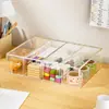 [Fábrica de Origen] Caja de Almacenamiento para Gafas de Estilo Cajón de Gran Capacidad, Caja de Almacenamiento Multicapa Desmontable a Prueba de Polvo para Gafas de Sol