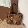 Bolsos Casuales al por Mayor de Gran Capacidad para Mujer Nuevo Elegante Retro Bolso Tote para el Viaje Diario Bolso Cruzado Simple de Hombro