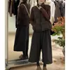 Colete Curto de Algodão Estilo Coreano com Gola Alta para Mulheres, Novo Modelo Inverno 2026, Peça Exterior Petite, Colete para o Dia a Dia, Tendência