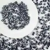 Cuentas cuadradas de letras de 6*6mm acrílico negro y blanco cuentas sueltas material de cuentas hecho a mano accesorios para joyería DIY