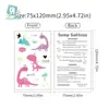 Pegatinas de Tatuaje de Dibujos Animados para Niños, Mundo de Dinosaurios Luminoso, Pegatinas Temporales Impermeables para Cara de Niños y Niñas, Stock Listo Transfronterizo