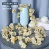Decoração de parede de rattan flor de cerejeira artificial, planta de videira plástica para decoração de teto interno de ar condicionado, decoração de casamento