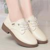 Zapatos casuales de cuero para mujer Primavera y Otoño 2024 nuevos zapatos para mujer de uso bidireccional cuero suave suela suave zapatos de una sola capa para mujer sin cordones generación de cabello