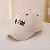 Boné de Baseball Infantil Novo 2025 Primavera Algodão Bordado de Urso Boné com Aba para Meninas Chapéu de Sol Casual ao Ar Livre Atacado