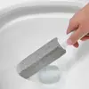 Cepillo de inodoro de piedra pómez con mango largo sin ángulo muerto potente limpiador removedor de manchas para taza de inodoro cepillo de inodoro elimina sarro de orina transfronterizo