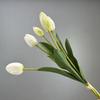 Simulação transfronteiriça buquê de tulipas sentir PU simulação Flor decoração para casa adereços de tiro sensação de mão Tulipa