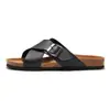 Chinelos de Cortiça Novos Ruizu 2026 para Homens com Tiras Cruzadas, Sapatos de Praia Masculinos, Sandálias Casuais, Chinelos Resistentes à Água para Estudantes