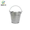 Suministro transfronterizo de mini cubos de hojalata para papas fritas, cubo de hielo de metal pequeño, cubo de hierro galvanizado de 1 litro, cubo de hierro redondo, personalización