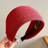 Diadema de Borde Ancho para Otoño e Invierno Estilo Coreano para Mujer Diadema Alta para la Parte Superior de la Cabeza Hace que la Cara Parezca Más Pequeña Sensación de Alta Calidad Pinza para el Cabello Accesorios para el Cabello Antideslizante Pinza para el Cabello Goma para el Cabello