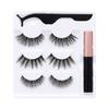 Dingsen Suministro Estable Transfronterizo Set de Pestañas Magnéticas 3 Pares Delineador Magnético Múltiples Estilos de Pestañas