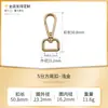 Xinghao Hardware Bolsa para Mujer Hebilla de Gancho de Cola Cuadrada para Bolso Hebilla de Perro Cadena para Llavero Cadena de Aleación de Zinc Accesorios de Hebilla para Placa de Ropa y Equipaje