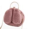 Fabricante Directo al Por Mayor Bolso con Orejas de Conejo Bolso Bandolera Bolso de Clip Cruzado Otoño e Invierno Bolso de Cadena