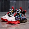 Zapatillas Deportivas de Dibujos Animados para Niños 2026 Otoño Zapatillas de Correr Luminosas para Niños Zapatillas Ligeras Antideslizantes con Felpa