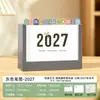 Calendario de Escritorio Personalizado 2027 Publicidad Empresarial Calendario Mensual Plástico Edición Especial Portaplumas Multifuncional de Gama Alta con Impresión de Logo