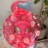 Flotador de natación para niños Pasha Celebridad de Internet Anillo de asiento engrosado Anillo para axilas de bebé Ins Flotador de pato de cabeza grande transparente Flotabilidad
