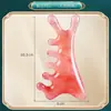 Peine de Masaje Multifuncional de Resina Terapia de Cabeza de Pulpo Masajeador Facial Palo de Masaje de Puntos de Acupuntura Tabla Raspadora de Meridianos