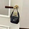 Mini bolsa tiracolo de cor sólida estilo coreano para mulheres, nova coleção de verão 2026, moderna, simples, chique, leve e bolsa tote casual