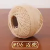 Fio de Renda de Algodão e Linho Nº 6, Fio para Tricô à Mão, Pacote de Material DIY para Crochê Algodão Puro Médio Fino, Fio para Crochê de Suéter Infantil