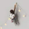 Decoraciones navideñas creativas DIY adornos de corte FLORAL diseño de escena de hogar/tienda accesorios para vestir