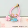 Chaveiro Nó Diamante Anel Tecido à Mão Penduricalho para Carro/Bolsa Acessórios Penduráveis Pulseira Decorativa Colar Material para Joias DIY