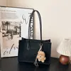 Bolso Tote Casual Simple de Nuevo Estilo Bolso de Hombro Retro de Moda para Mujer 2025 Otoño e Invierno Bolso de Gran Capacidad