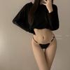 Ropa interior de seda helada japonesa para mujer, de cintura baja, transpirable, de algodón, sin costuras, de metal, venta al por mayor