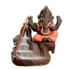 Queimador de Incenso de Refluxo Elefante com Areia Roxa de Fábrica Paisagem do Sudeste Asiático Tesouro Elefante Fumaça Refluxo Queimador de Aromaterapia Decoração de Casa Original