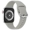 Adecuado para correas de Apple Watch, Correa de silicona de un solo color para Applewatch, Pulsera deportiva impermeable para iWatch, Hebilla Samsung