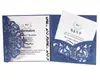 Tarjetas de Invitación para Negocios de Suministros para Hoteles Estilo Europeo Occidental Tarjeta de Invitación Cortada con Láser Tarjeta de Felicitación de Bendición para Bodas