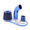 Kit de tubo de admisión de aluminio modificado para coche, conjunto de filtro de aire 76MM 3'' universal modificado, filtro de aire tipo hongo para invierno
