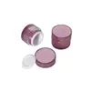 20g 15g frasco secundario botella cosmética vacía frasco vacío crema día y noche botella redonda doble morada botella redonda recta simple para crema