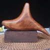 Cabo de massagem para os pés, ferramenta de acupressão, bastão de massagem triangular para pontos de acupuntura, massageador triangular de acupressão para mãos e cabeça