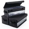 Caja de Almacenamiento Transfronteriza para CDs con Tapa Plegable, Organizador Portátil Tipo Cajón para Cassettes y Discos, Directo de Fábrica