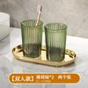 Vaso para Enjuague Bucal de Lujo Ligero para el Hogar, Vaso de Plástico Transparente para Cepillo de Dientes, Vaso de Lavado para Parejas de Baño, Vaso de Almacenamiento para Pasta de Dientes y Cepillo de Dientes