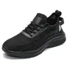 Nuevas Zapatillas Deportivas Cruzadas de Punto Flyknit Talla Grande Verano Finas para Correr Calzado Deportivo Casual Versátil para Hombre