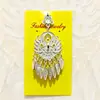 Accesorios de imán para refrigerador de la etnia Miao, piezas estilo chino de fénix y mariposa imitación plata, estilo étnico de plata Miao de nicho, pavo real, área escénica de Guizhou