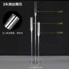 Lámpara de Pasillo de Cristal Acrílico para Boda Transparente Iluminada Candelabro Sólido Lámpara Accesorios de Decoración para Salón de Bodas