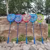 Red telescópica para niños, mini red de pesca para exteriores, bolsa de red pequeña y ligera, accesorios para equipo de pesca