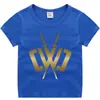 Ropa de verano de manga corta para niños Chad Wild Clay, camiseta para niños y niñas, camiseta interior, camiseta de media manga, top para niños